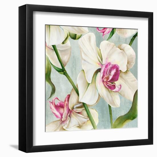 Orchid Pink-Alex Black-Framed Art Print