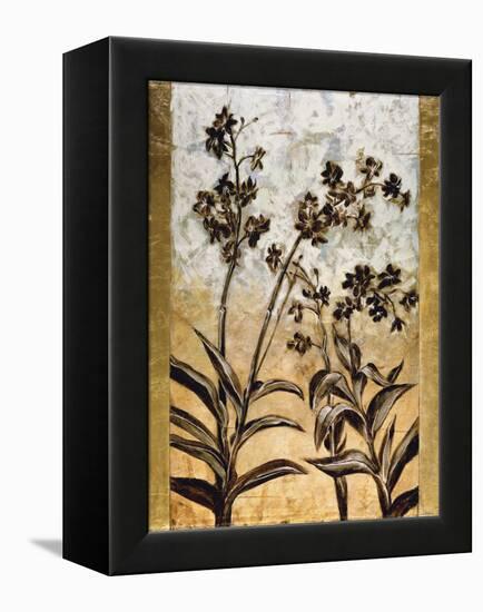 Orchid Silhouette-Erin Lange-Framed Stretched Canvas