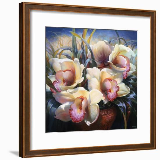 Orchid Sonata-Elizabeth Horning-Framed Giclee Print