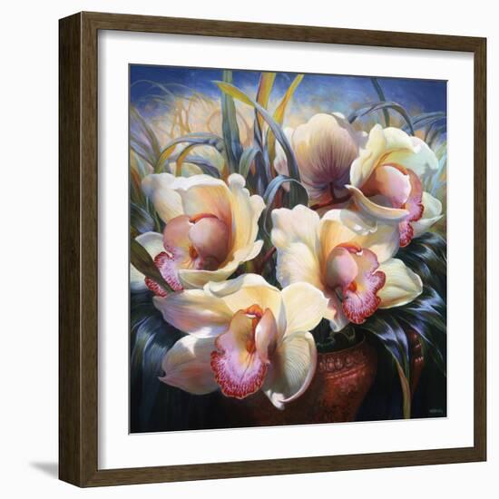 Orchid Sonata-Elizabeth Horning-Framed Giclee Print