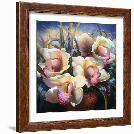 Orchid Sonata-Elizabeth Horning-Framed Giclee Print