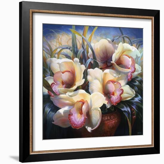 Orchid Sonata-Elizabeth Horning-Framed Giclee Print