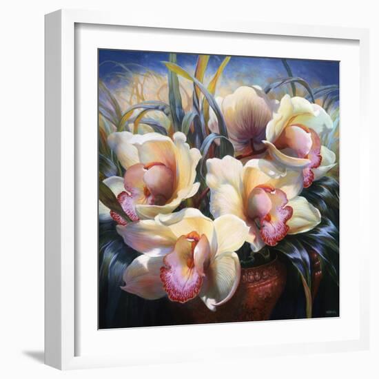 Orchid Sonata-Elizabeth Horning-Framed Giclee Print