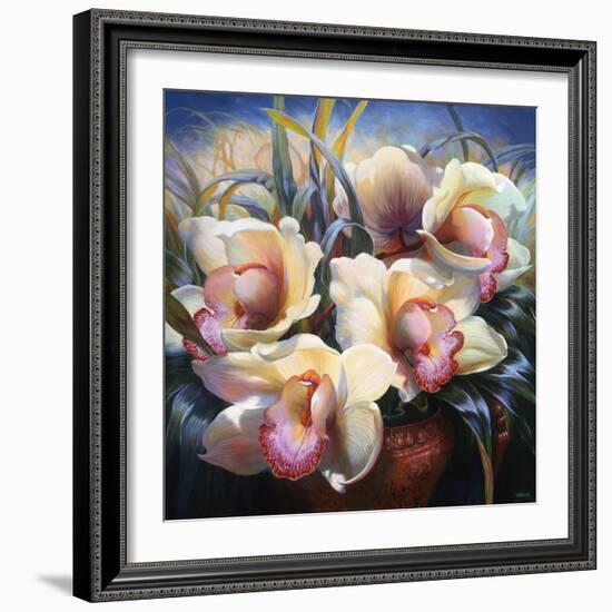 Orchid Sonata-Elizabeth Horning-Framed Giclee Print