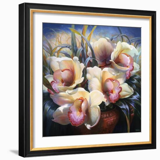 Orchid Sonata-Elizabeth Horning-Framed Giclee Print