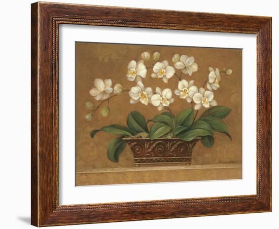 Orchid Tapestry-Pamela Gladding-Framed Art Print