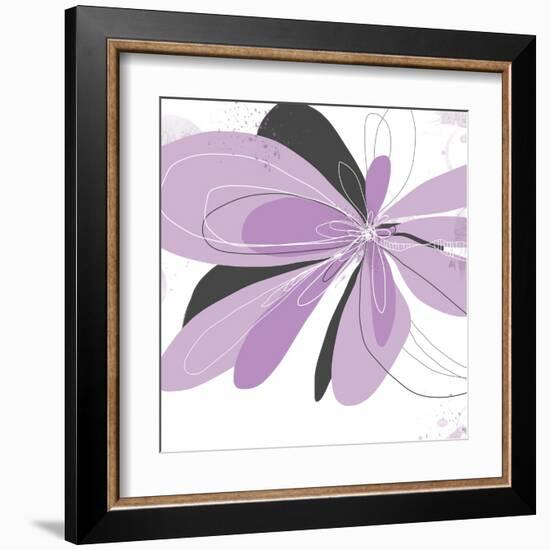 Orchid Undone - One-Jan Weiss-Framed Art Print