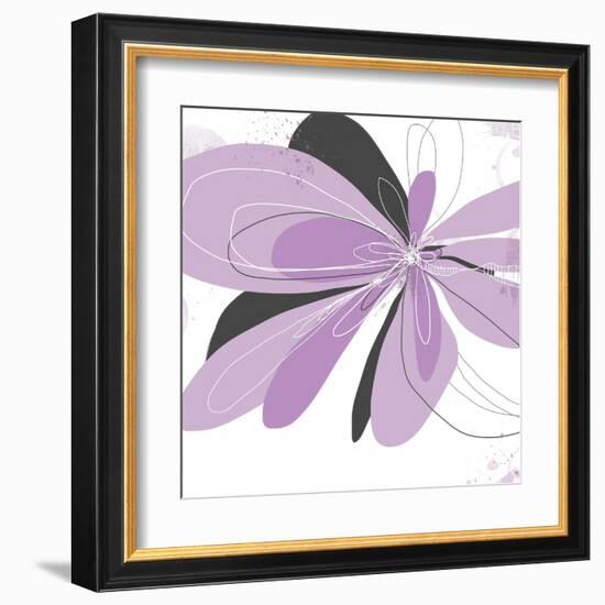 Orchid Undone - One-Jan Weiss-Framed Art Print