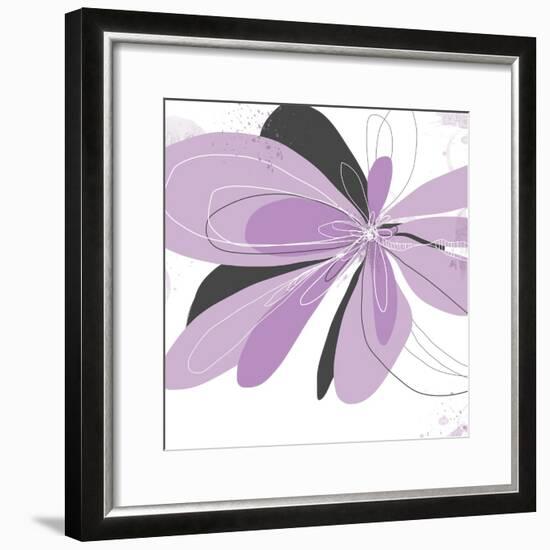 Orchid Undone - One-Jan Weiss-Framed Art Print