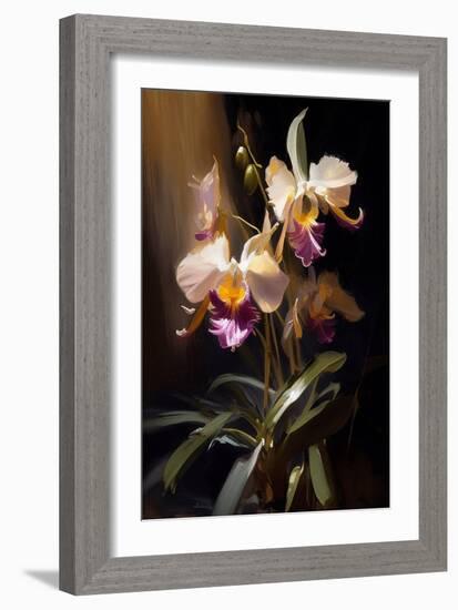 Orchid-Vivienne Dupont-Framed Art Print