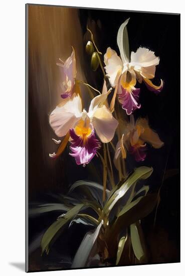 Orchid-Vivienne Dupont-Mounted Art Print