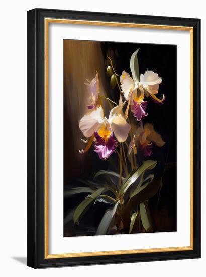 Orchid-Vivienne Dupont-Framed Art Print