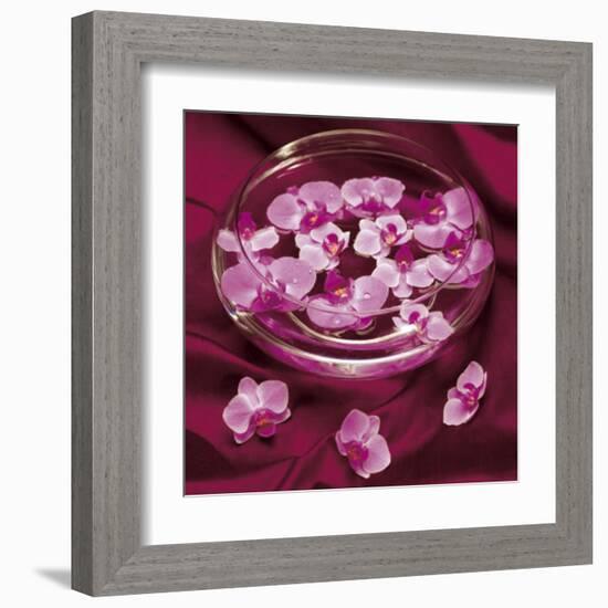 Orchidee et Eau-Amelie Vuillon-Framed Art Print