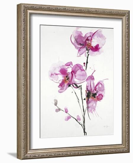 Orchids 1-Karin Johannesson-Framed Art Print