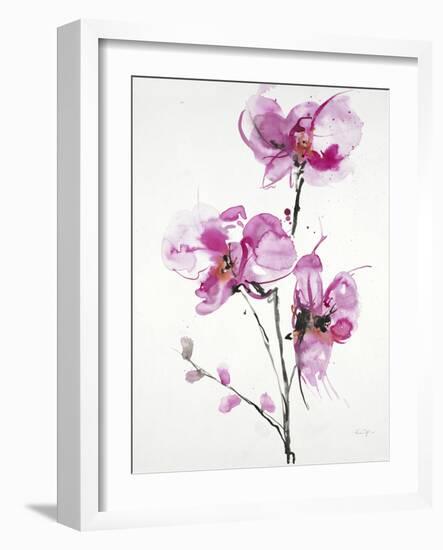 Orchids 1-Karin Johannesson-Framed Art Print