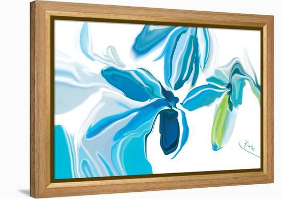 Orchids 2-Rabi Khan-Framed Stretched Canvas