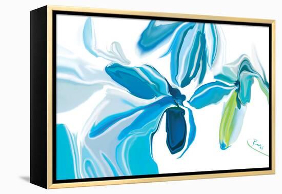 Orchids 2-Rabi Khan-Framed Stretched Canvas