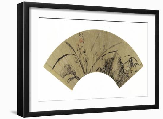 Orchids, Fungus and Rock-Dong Qichang-Framed Giclee Print