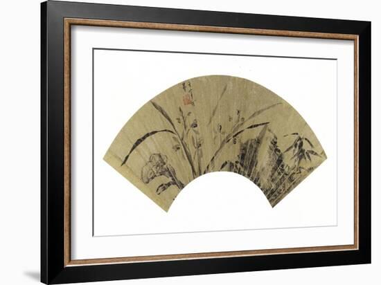 Orchids, Fungus and Rock-Dong Qichang-Framed Giclee Print