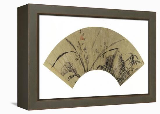 Orchids, Fungus and Rock-Dong Qichang-Framed Premier Image Canvas