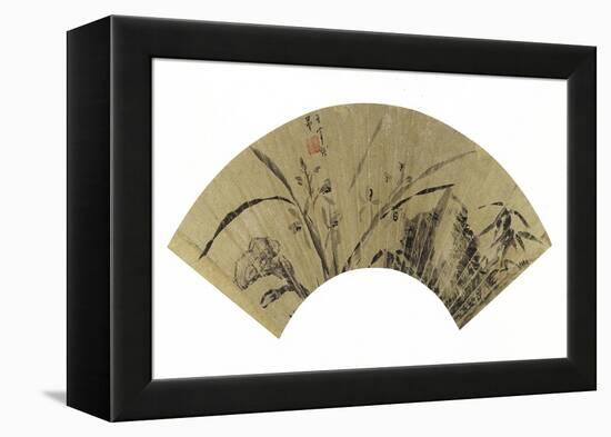 Orchids, Fungus and Rock-Dong Qichang-Framed Premier Image Canvas