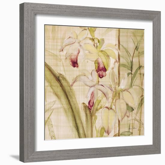Orchids II Crop-Cheri Blum-Framed Art Print