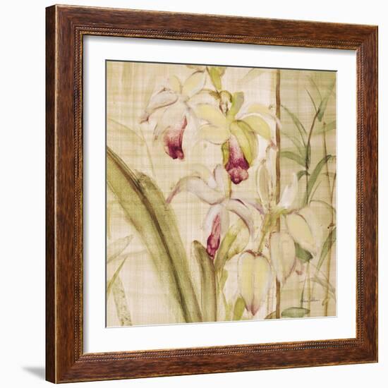 Orchids II Crop-Cheri Blum-Framed Art Print