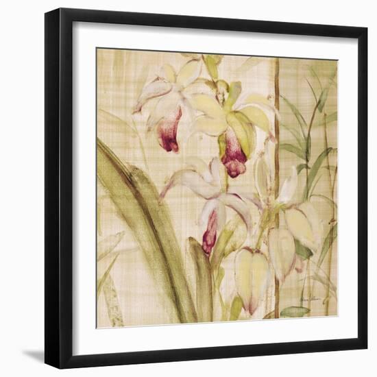 Orchids II Crop-Cheri Blum-Framed Art Print