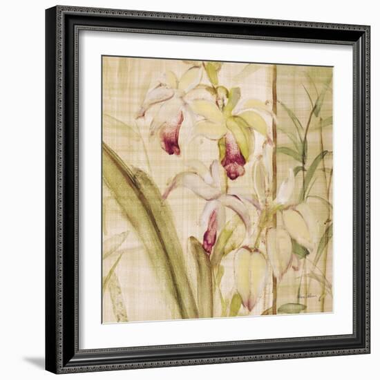 Orchids II Crop-Cheri Blum-Framed Art Print