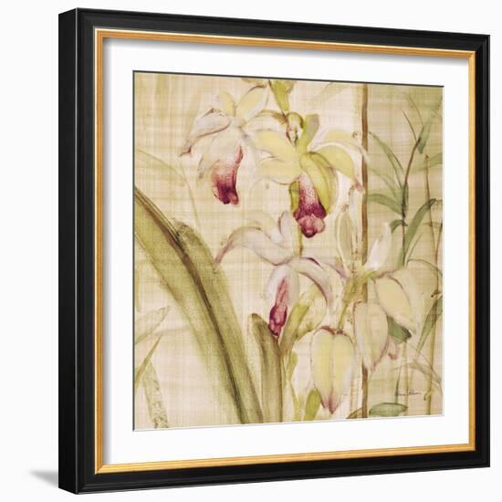 Orchids II Crop-Cheri Blum-Framed Art Print