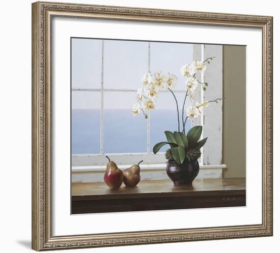 Orchids with Pears-Zhen-Huan Lu-Framed Giclee Print