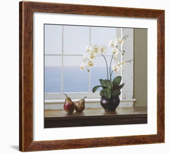 Orchids with Pears-Zhen-Huan Lu-Framed Giclee Print