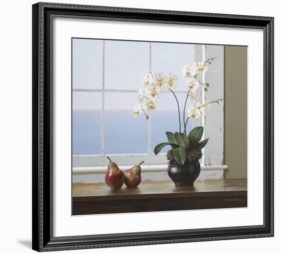 Orchids with Pears-Zhen-Huan Lu-Framed Giclee Print