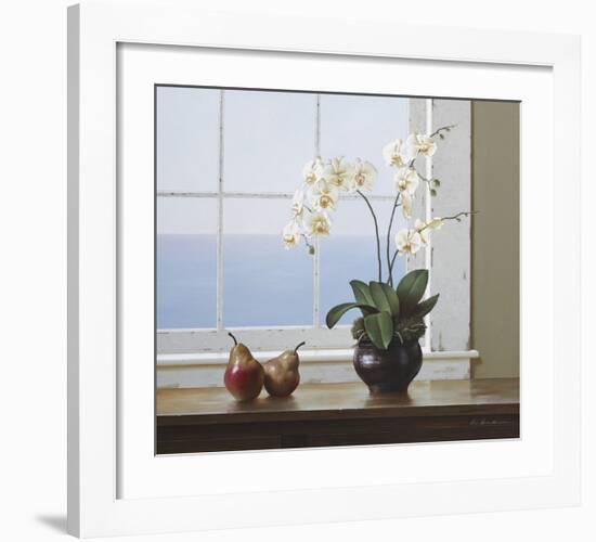 Orchids with Pears-Zhen-Huan Lu-Framed Giclee Print