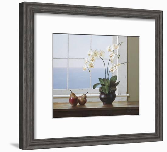 Orchids with Pears-Zhen-Huan Lu-Framed Art Print