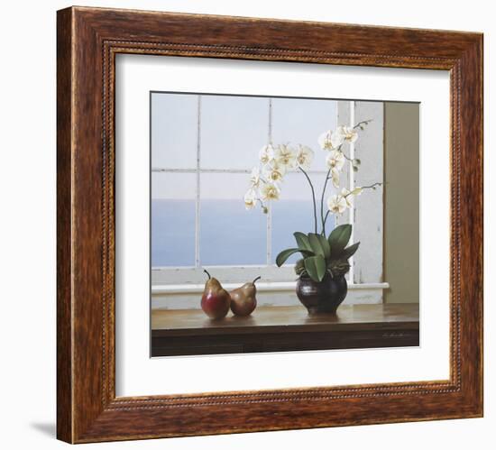 Orchids with Pears-Zhen-Huan Lu-Framed Art Print