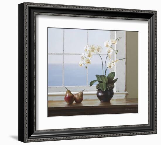 Orchids with Pears-Zhen-Huan Lu-Framed Art Print