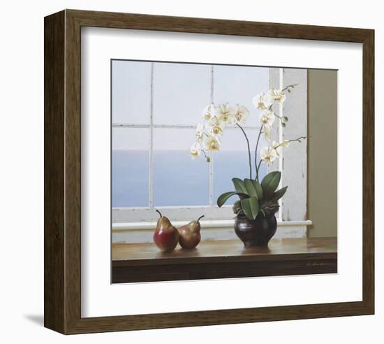 Orchids with Pears-Zhen-Huan Lu-Framed Art Print