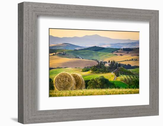 Orcia Valley, Tuscany, Italy-ClickAlps-Framed Photographic Print