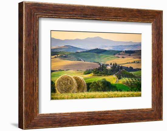 Orcia Valley, Tuscany, Italy-ClickAlps-Framed Photographic Print