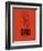 ORD Chicago Airport Orange-NaxArt-Framed Art Print