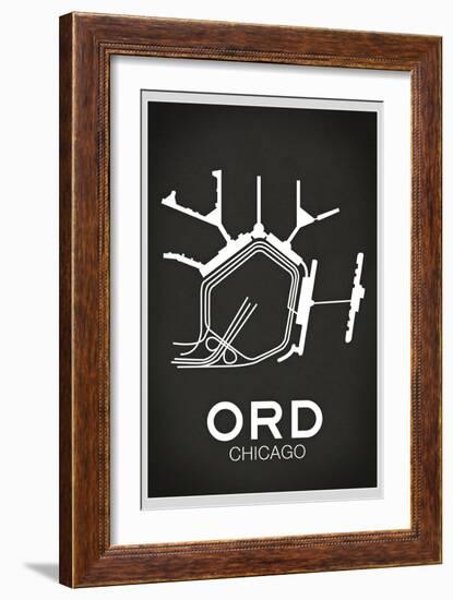 ORD Chicago Airport-null-Framed Art Print