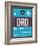 ORD Chicago Luggage Tag 1-NaxArt-Framed Art Print