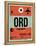 ORD Chicago Luggage Tag 2-NaxArt-Framed Stretched Canvas