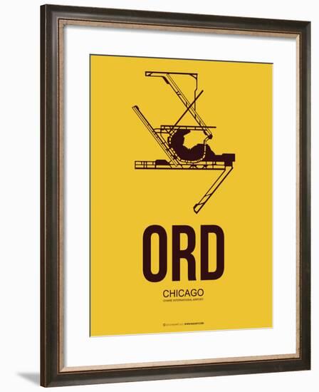 Ord Chicago Poster 1-NaxArt-Framed Art Print