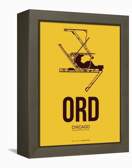 Ord Chicago Poster 1-NaxArt-Framed Stretched Canvas