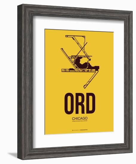 Ord Chicago Poster 1-NaxArt-Framed Art Print