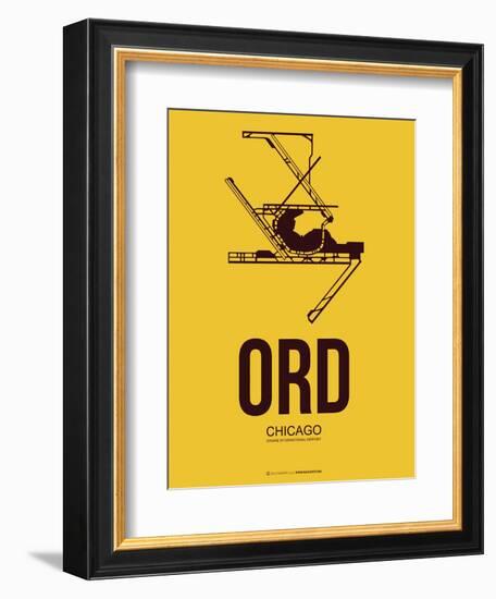 Ord Chicago Poster 1-NaxArt-Framed Art Print