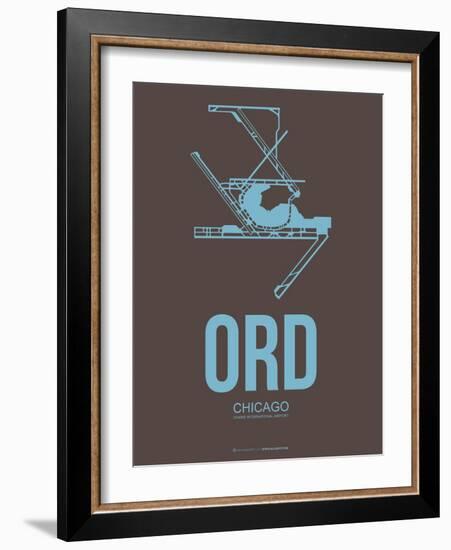 Ord Chicago Poster 2-NaxArt-Framed Art Print