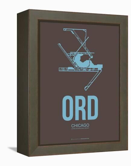 Ord Chicago Poster 2-NaxArt-Framed Stretched Canvas